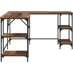 vidaXL Mobiliario De Oficina|Mesas-Escritorio 139 x 139 x 75 cm Madera contrachapada