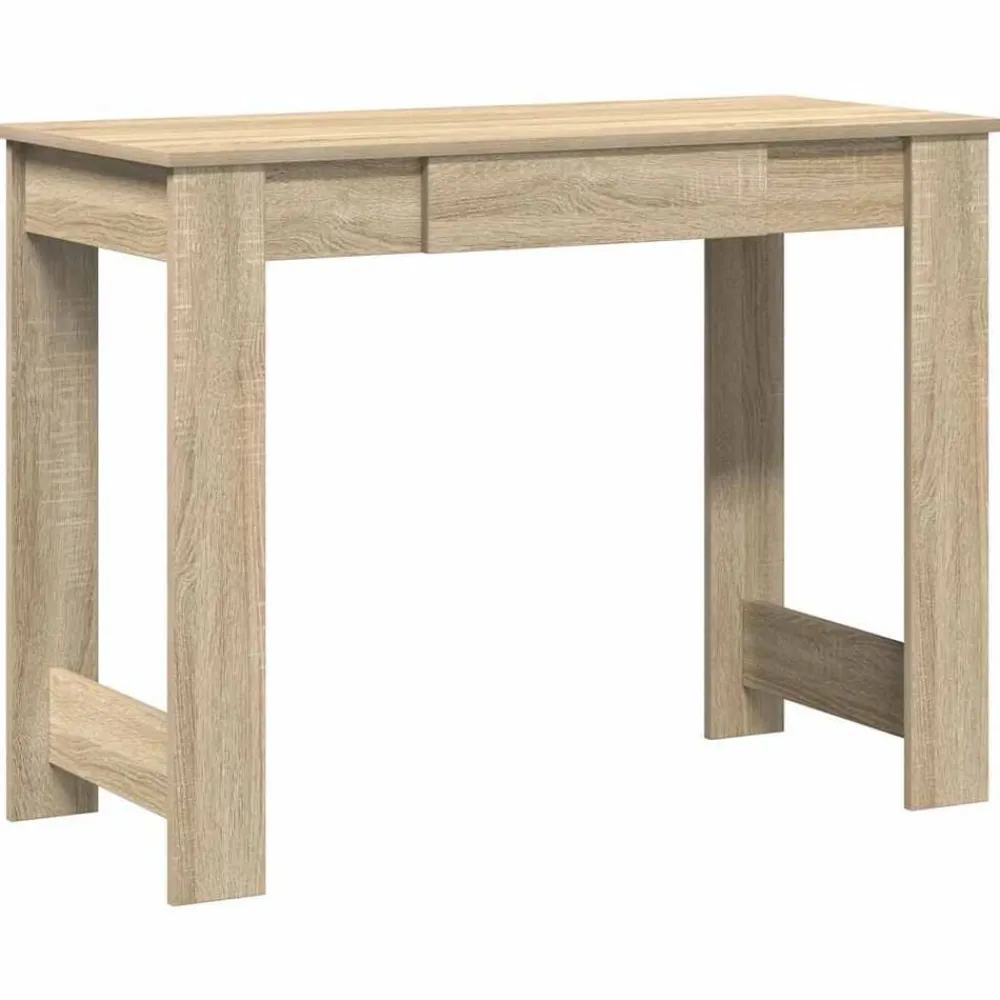 vidaXL Mobiliario De Oficina-Escritorio madera contrachapada color 100x45x75 cm