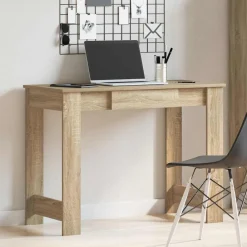 vidaXL Mobiliario De Oficina-Escritorio madera contrachapada color 100x45x75 cm