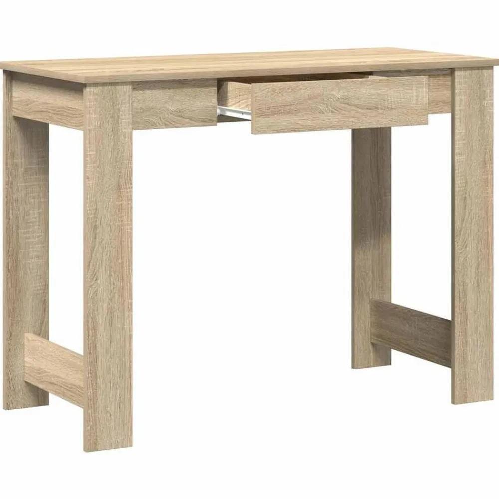 vidaXL Mobiliario De Oficina-Escritorio madera contrachapada color 100x45x75 cm
