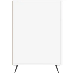 vidaXL Escritorio madera de ingeniería 140x50x75 cm Blanco Outlet