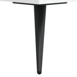 vidaXL Escritorio madera de ingeniería 140x50x75 cm Blanco Outlet