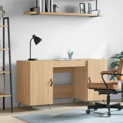 vidaXL Mobiliario De Oficina-Escritorio madera de ingeniería 140x50x75 cm
