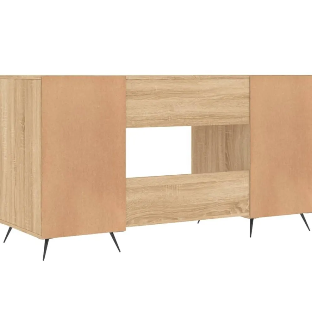 vidaXL Mobiliario De Oficina-Escritorio madera de ingeniería 140x50x75 cm