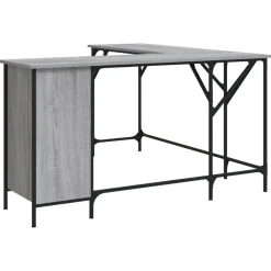 vidaXL Mobiliario De Oficina-Escritorio madera de ingeniería 141x141x75 cm