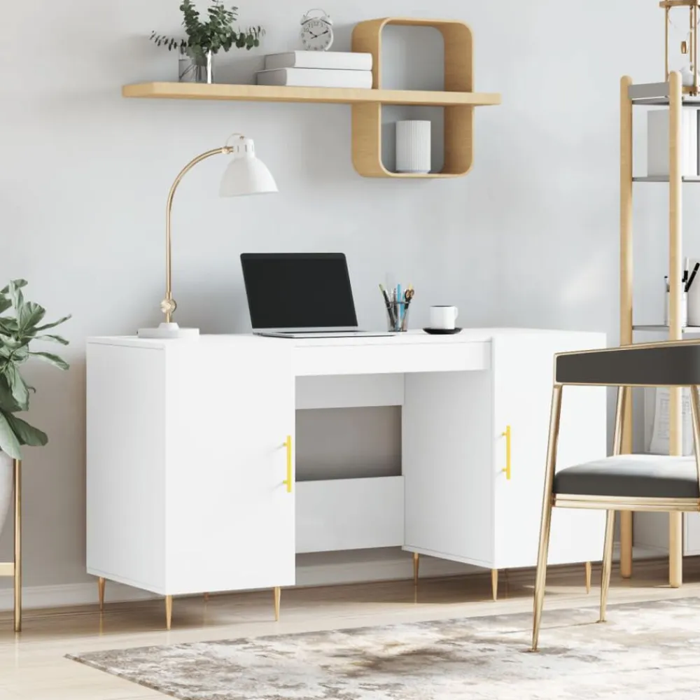 vidaXL Mobiliario De Oficina-Escritorio madera de ingeniería 140x50x75 cm