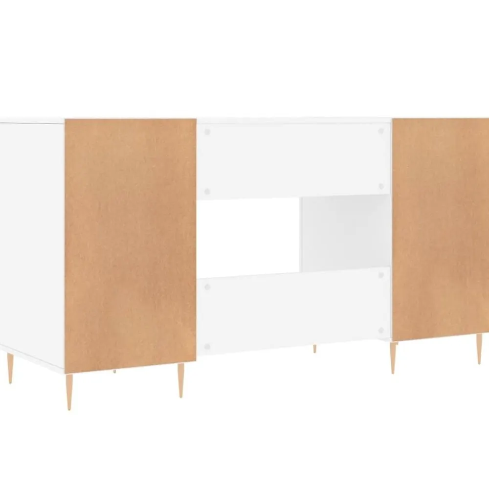 vidaXL Mobiliario De Oficina-Escritorio madera de ingeniería 140x50x75 cm