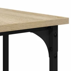 vidaXL Escritorio madera de ingeniería 139x139x75 cm Roble Sonoma Discount