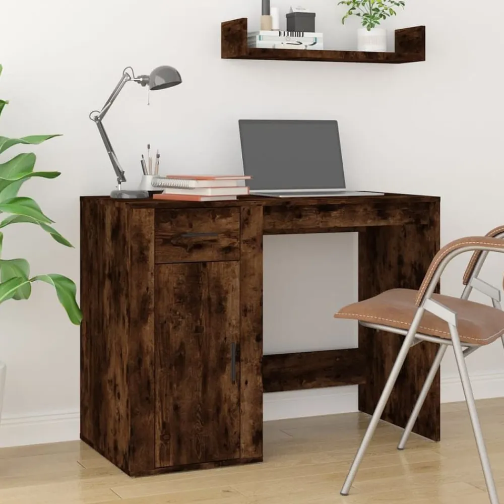 vidaXL Mobiliario De Oficina-Escritorio madera contrachapada 100x49x75 cm