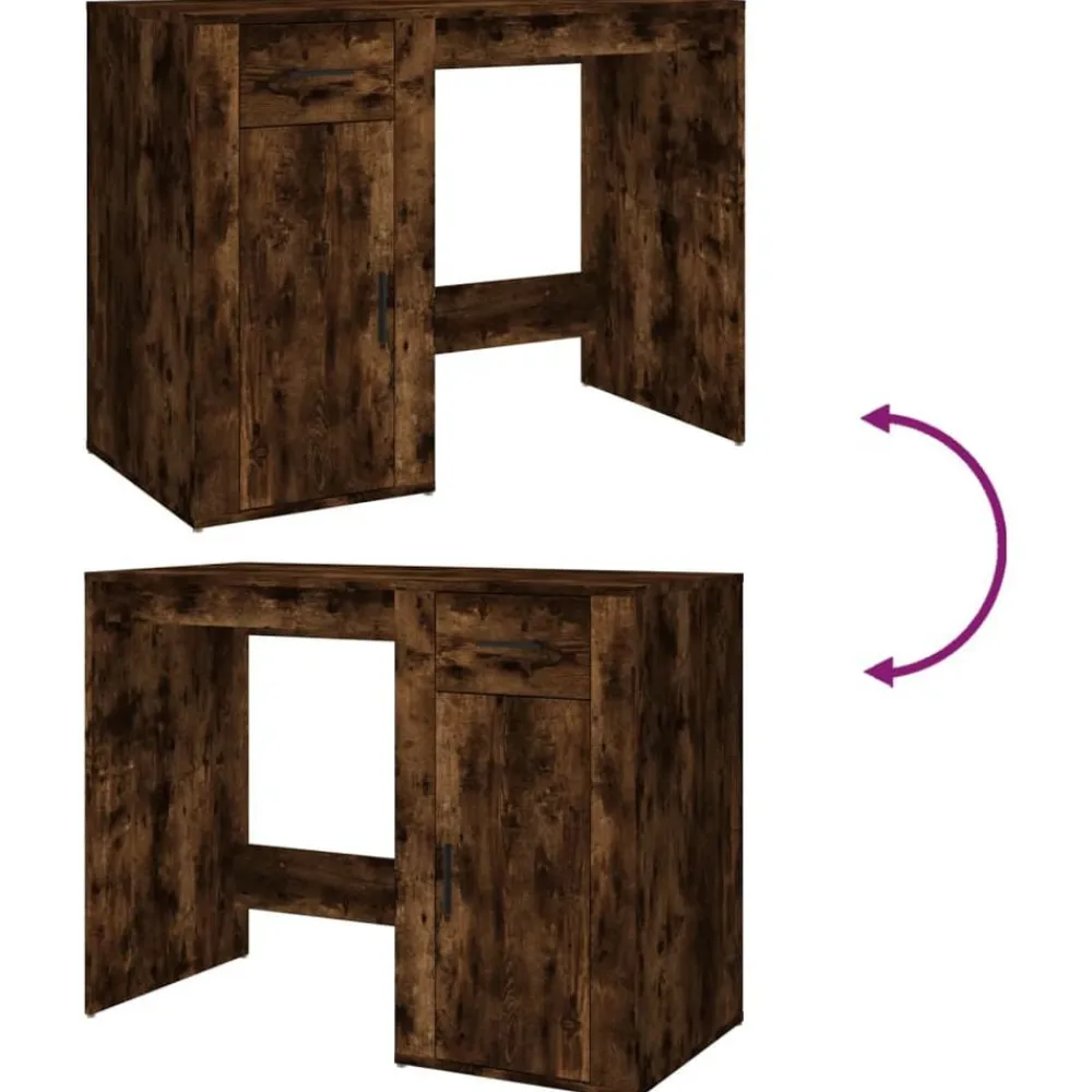 vidaXL Mobiliario De Oficina-Escritorio madera contrachapada 100x49x75 cm