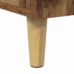 vidaXL Escritorio 140 x 50 x 75 cm Madera contrachapada Madera vieja Clearance