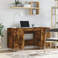 vidaXL Mobiliario De Oficina-Escritorio madera de ingeniería 140x50x75 cm