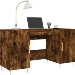 vidaXL Mobiliario De Oficina-Escritorio madera de ingeniería 140x50x75 cm