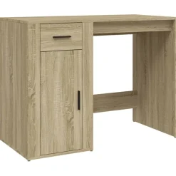 vidaXL Escritorio madera contrachapada color 100x49x75 cm Roble Sonoma Sale