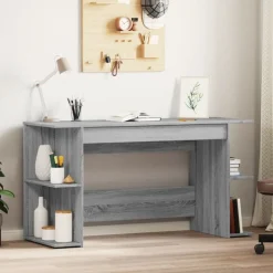 vidaXL Mobiliario De Oficina-Escritorio madera de ingeniería 140x50x75 cm