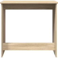 vidaXL Escritorio madera contrachapada color 80x40x75 cm Roble Sonoma Discount