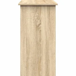 vidaXL Escritorio madera contrachapada color 80x40x75 cm Roble Sonoma Discount