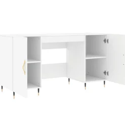 vidaXL Escritorio madera de ingeniería 140x50x75 cm Blanco Best
