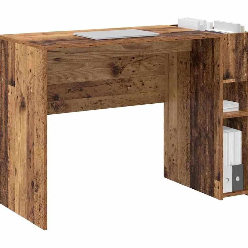 vidaXL Mobiliario De Oficina-Escritorio Madera vieja 109 x 50 x 78 cm Madera de ingeniería