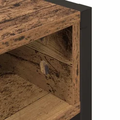 vidaXL Escritorio 100 x 50 x 75 cm Madera contrachapada Madera vieja New