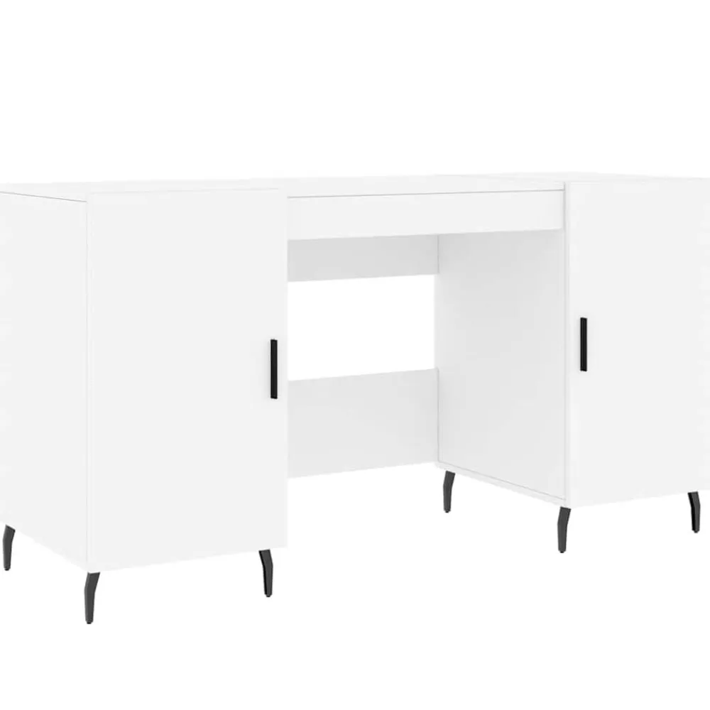 vidaXL Mobiliario De Oficina-Escritorio madera de ingeniería 140x50x75 cm