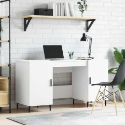 vidaXL Mobiliario De Oficina-Escritorio madera de ingeniería 140x50x75 cm