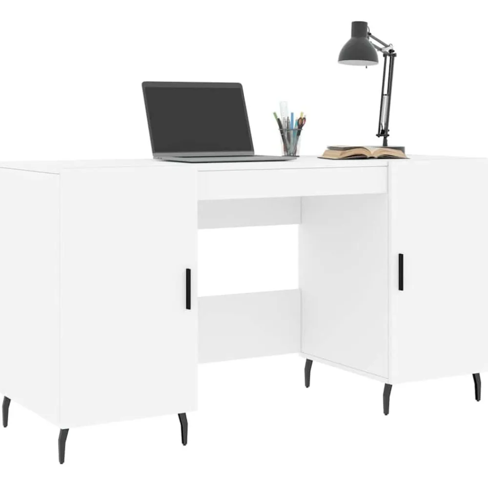vidaXL Mobiliario De Oficina-Escritorio madera de ingeniería 140x50x75 cm