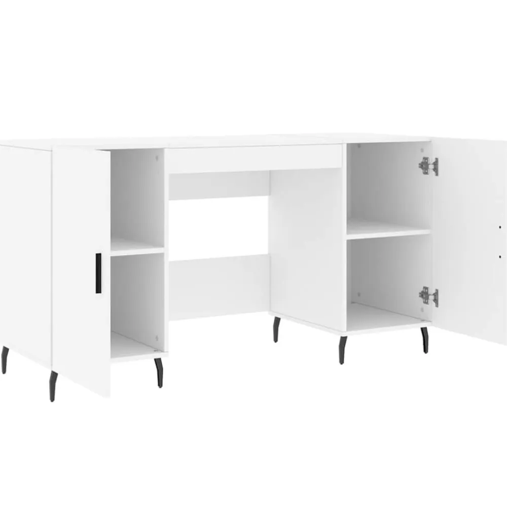 vidaXL Mobiliario De Oficina-Escritorio madera de ingeniería 140x50x75 cm