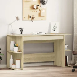 vidaXL Mobiliario De Oficina-Escritorio madera de ingeniería 140x50x75 cm