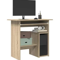 vidaXL Escritorio madera contrachapada color 80x45x74 cm Roble Sonoma Hot