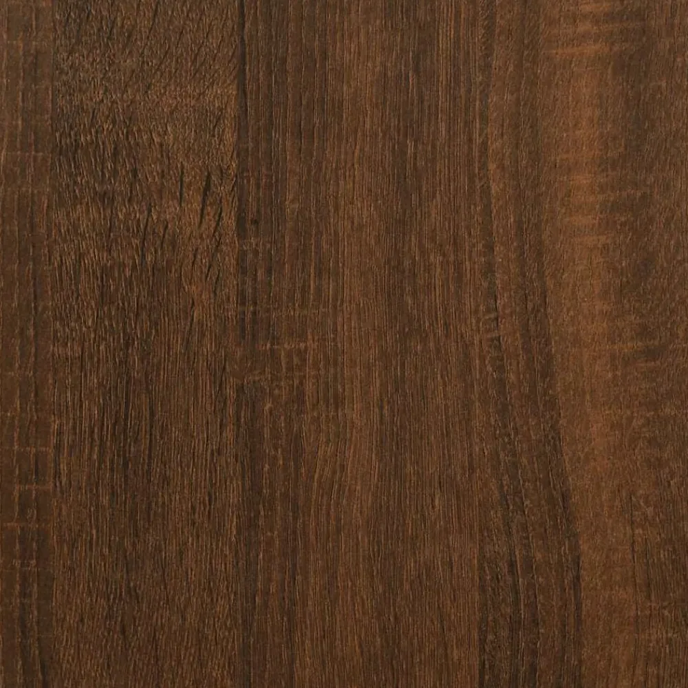 vidaXL Escritorio madera de ingeniería roble marrón 141x141x75 cm Marrón roble Best