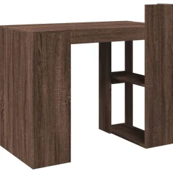 vidaXL Escritorio madera de ingeniería marrón roble 103,5x56,5x94 cm Marr&oacute;n roble Hot
