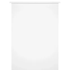 vidaXL Escritorio madera contrachapada 100x55x75 cm Blanco brillante