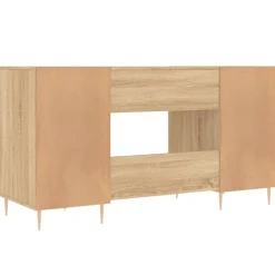 vidaXL Escritorio madera de ingeniería 140x50x75 cm Roble Sonoma Best