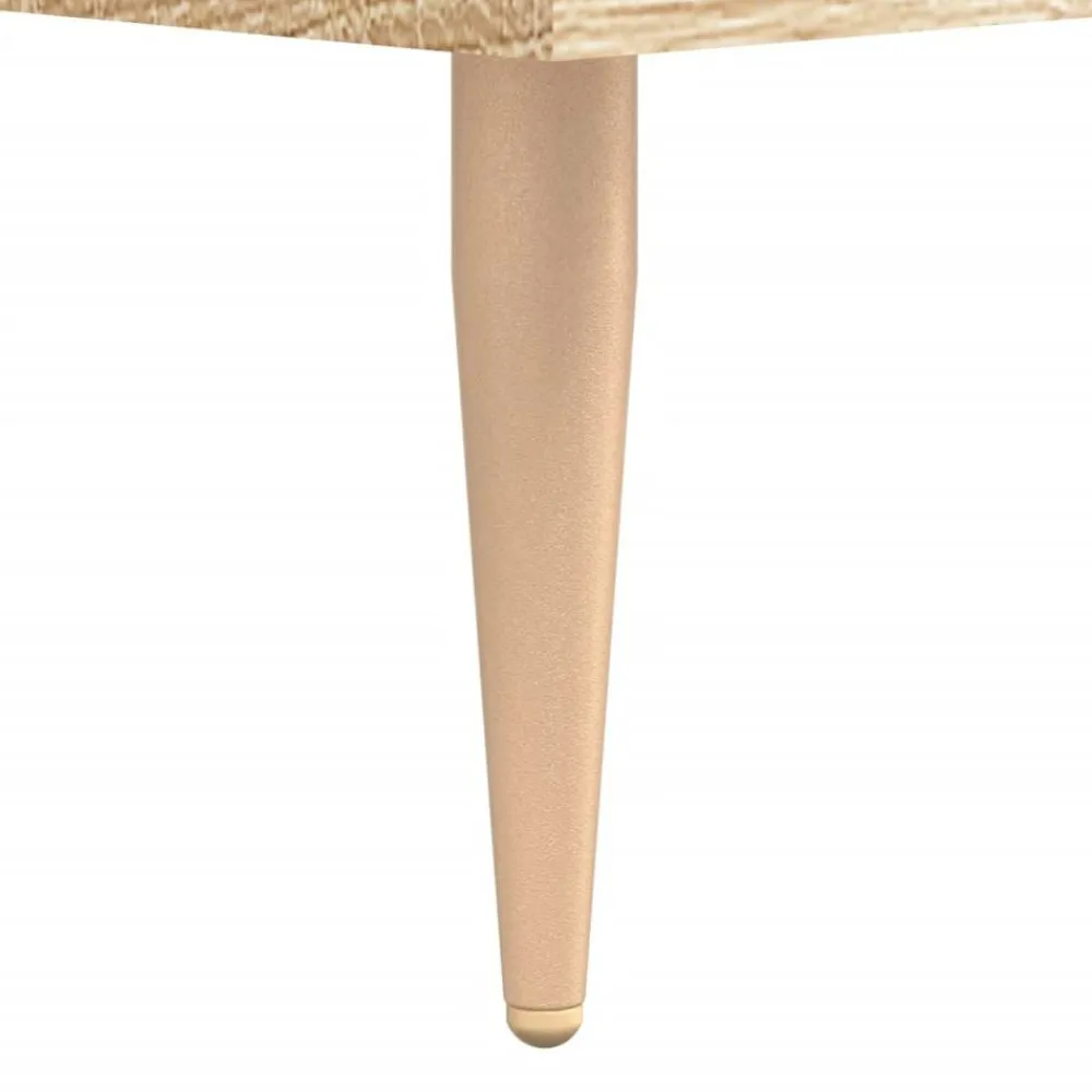 vidaXL Escritorio madera de ingeniería 140x50x75 cm Roble Sonoma Best