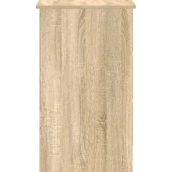 vidaXL Escritorio madera contrachapada color 90x45x76 cm Roble Sonoma Clearance