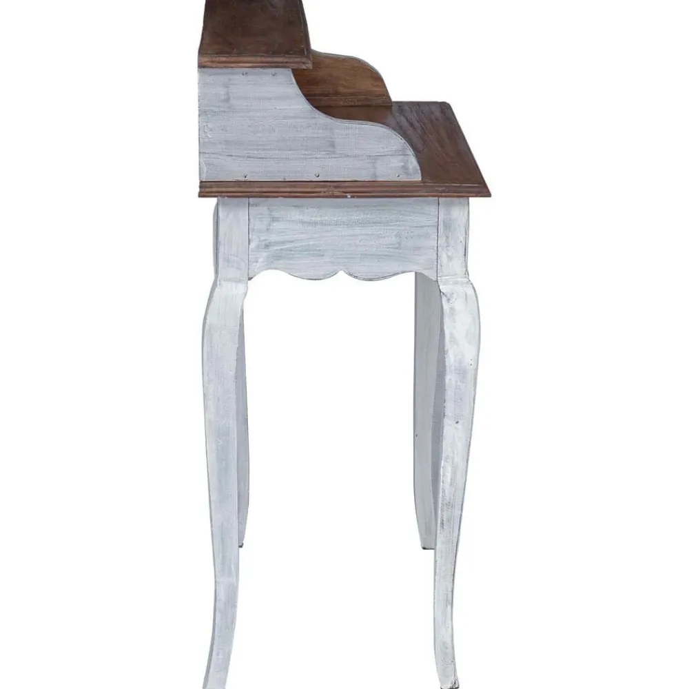 vidaXL Mobiliario De Oficina-Escritorio Marrón y 80 x 40 x 92 cm Madera maciza de Caoba