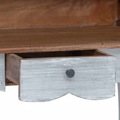 vidaXL Mobiliario De Oficina-Escritorio Marrón y 80 x 40 x 92 cm Madera maciza de Caoba