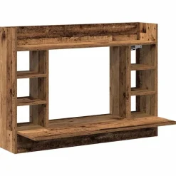 vidaXL Mobiliario De Oficina-Escritorio Montado en la Pared Madera vieja 105 x 48 x 75 cm