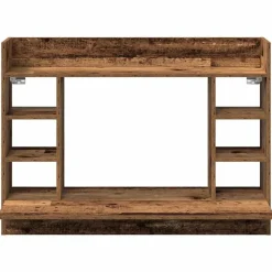 vidaXL Mobiliario De Oficina-Escritorio Montado en la Pared Madera vieja 105 x 48 x 75 cm