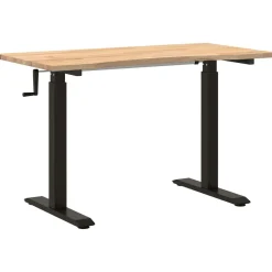 vidaXL Mobiliario De Oficina-Escritorio 120 x 60 cm Madera de Roble Sólido