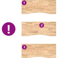 vidaXL Mobiliario De Oficina-Escritorio 120 x 60 cm Madera de Roble Sólido
