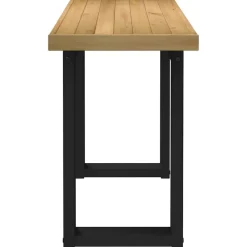 vidaXL Mobiliario De Oficina-Escritorio NOAIN patas en U madera maciza pino 120x50x75 cm