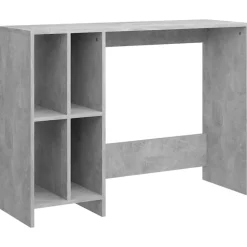 vidaXL Escritorio notebook contrachapado gris hormigón 102,5x35x75 cm Gris hormig&oacute;n Best