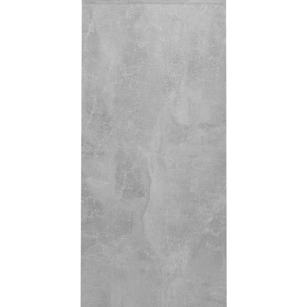 vidaXL Escritorio notebook contrachapado gris hormigón 102,5x35x75 cm Gris hormigón Best