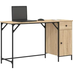 vidaXL Mobiliario De Oficina-Escritorio ordenador madera ingeniería 131x48x75cm