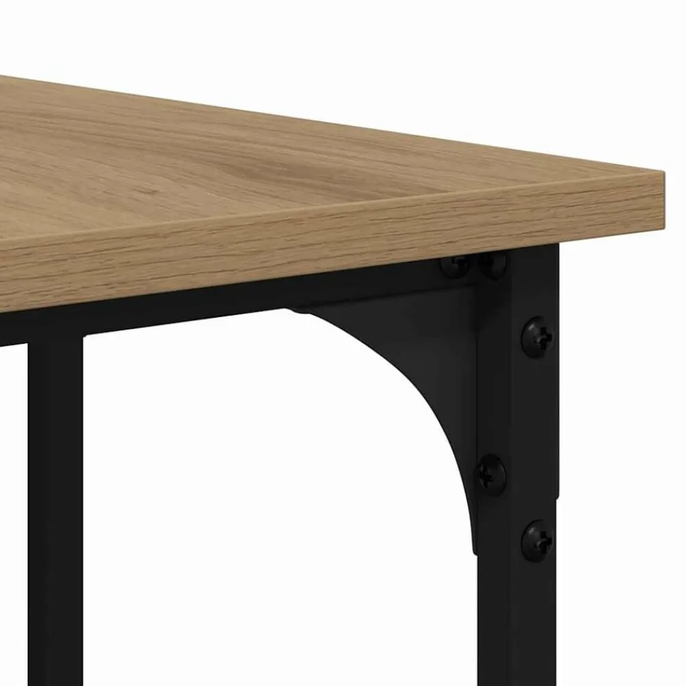 vidaXL Escritorio Roble artesanal 139 x 139 x 75 cm Roble artisan Clearance