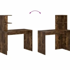 vidaXL Mobiliario De Oficina-Escritorio 102 x 50 x 124 cm Madera de ingeniería