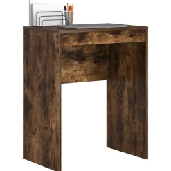 vidaXL Escritorio 60 x 40 x 76 cm Roble ahumado Outlet