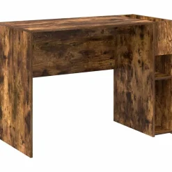 vidaXL Escritorio 109 x 50 x 78 cm Madera de ingeniería Roble ahumado Clearance